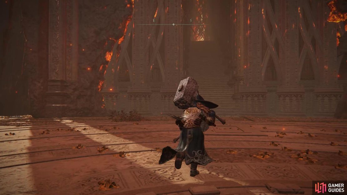 Elden Throne is reached via Godfrey&rsquo;s boss arena.