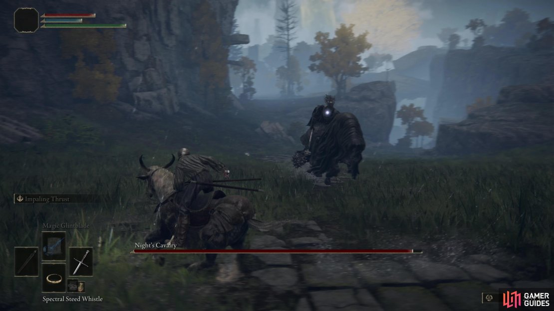The Night&rsquo;s Cavalry near the Castle Morne Ramparts.