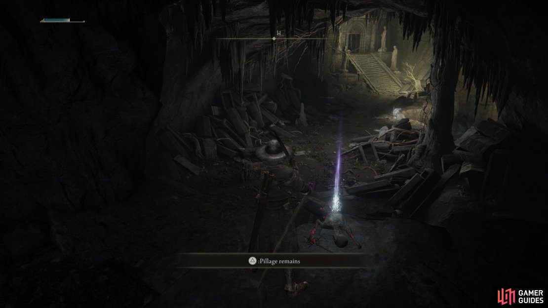 Inside the cave under the Seaside Ruins you&rsquo;ll the corpse overlooking the Stranded Graveyard. Grab the Haligdrake Talisman from this corpse.