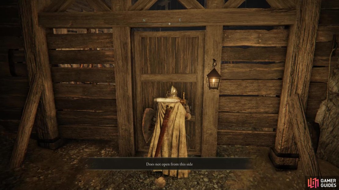 If you go into Gael Tunnel via the rear entrance you won&rsquo;t be able to open the door. 