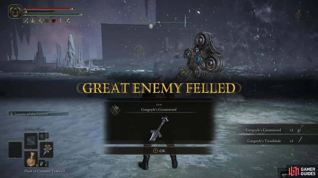 Gargoyle&rsquo;s Greatsword.