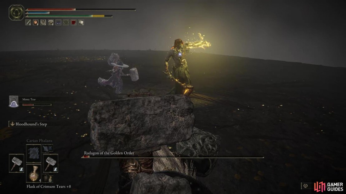 Radagon&rsquo;s magical hand.