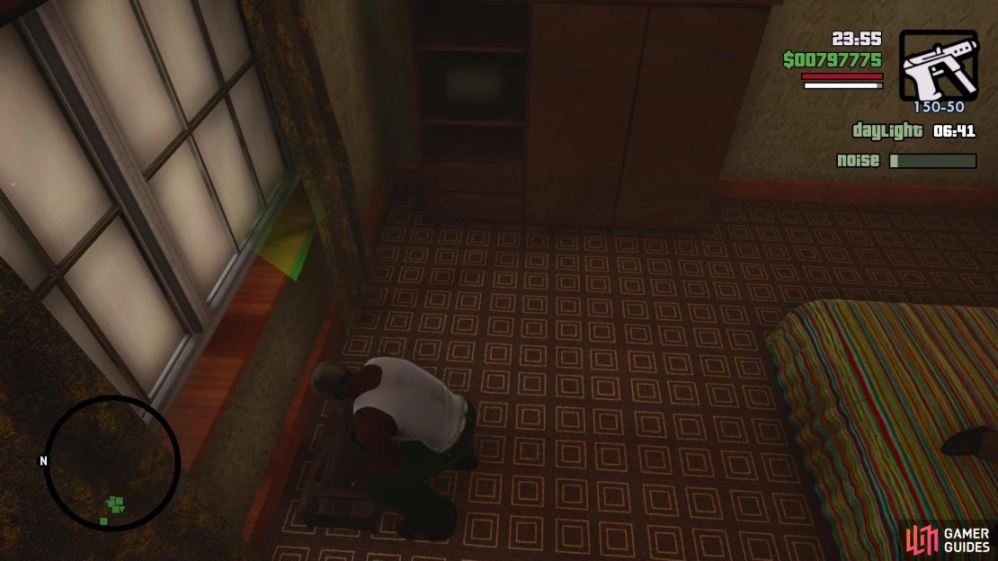 This crate is located in the owner&rsquo;s bedroom
