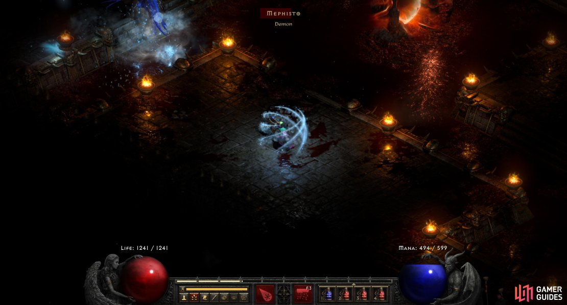 Due to her high damage ouput and low gear requirements, the Blizzard Sorceress is one of the best starter characters - she&rsquo;s especially adept at farming Mephisto,, who is too much of a dunderhead to get across his own moat.