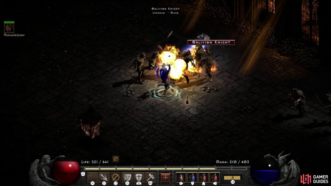 The Hammerdin is a close combat caster - get up in an enemy&rsquo;s face and smash them!