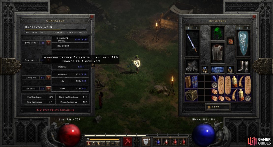 Dexterity boosts Attack Rating, ranged damage, and is required for some gear&hellip; but it&rsquo;s also vitally important for keeping your Block Chance high.