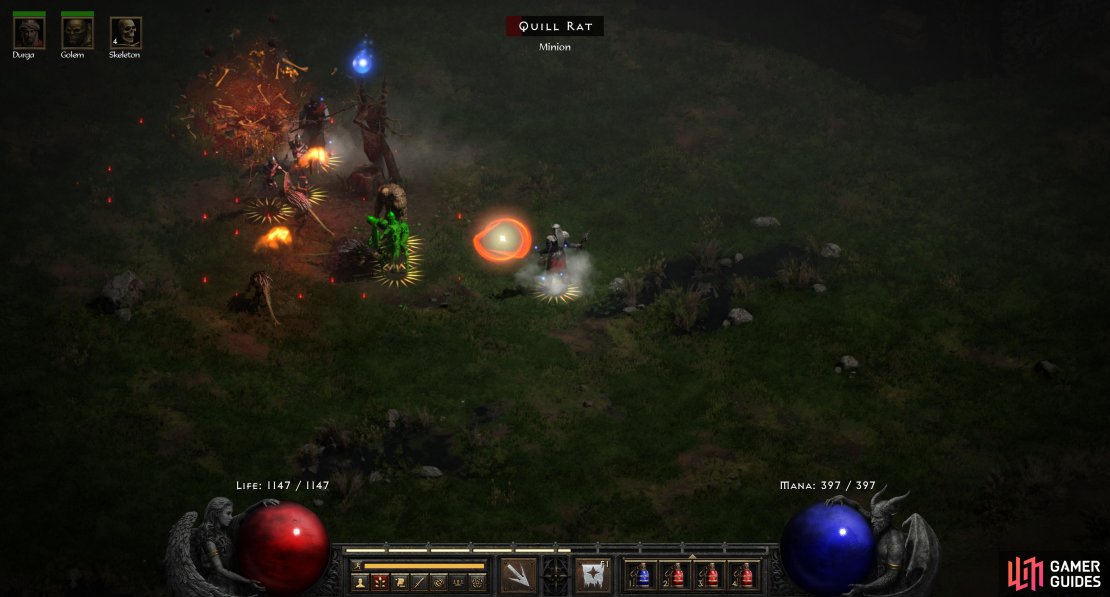 Amplify Damage will bolster the damage of both your skeletons and Corpse Explosion.