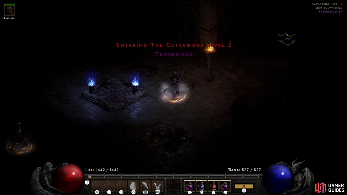 Enter Terror Zones on Hell Difficulty,
