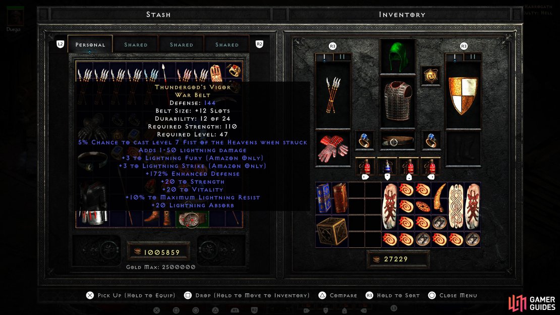 While not the best belt a Javazon could wear, its bonus to Lightning Fury ensures it&rsquo;s far from the worst.