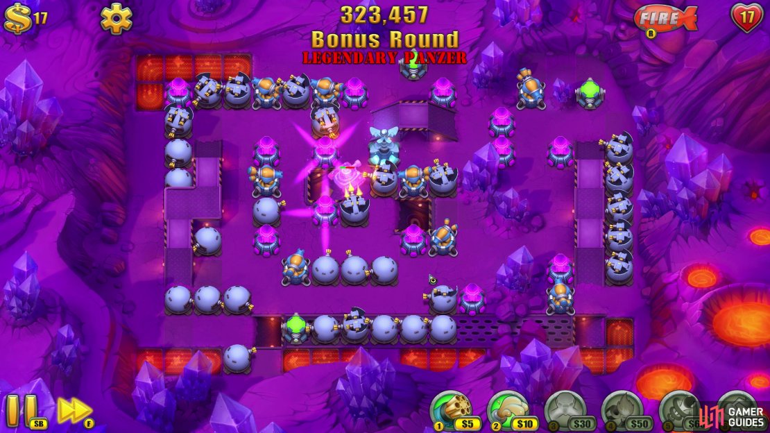 The Frying Pan has a random chance to spawn the Legendary Panzer Ring of Fire has a random chance to spawn the Legendary Tiger End of Doom has a random chance to spawn the Legendary Tiger