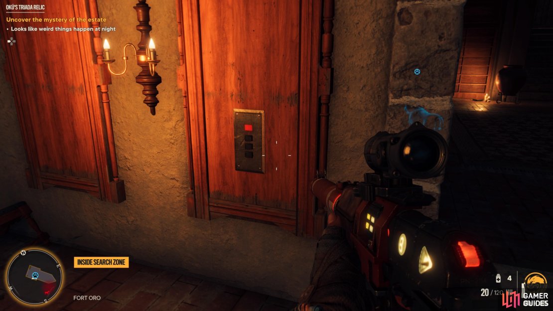 Smash the closest to the door to reveal a room opposite