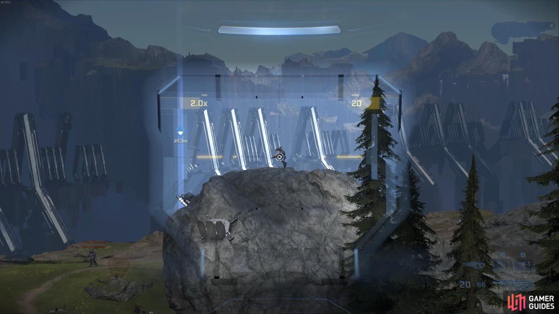 You should take out the snipers on the hilltops first.
