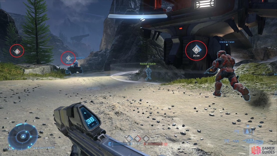 Keep an eye on map icons throughout a match to see when zones are being captured.