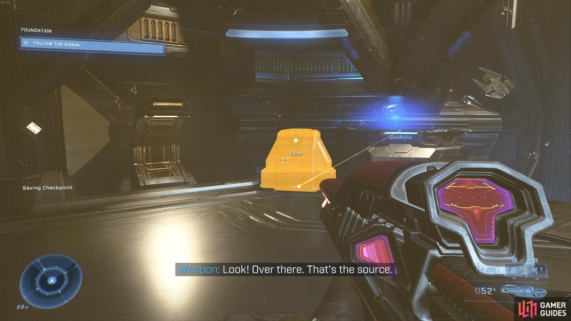 You’ll need to activate the bridge to reach the signal source.