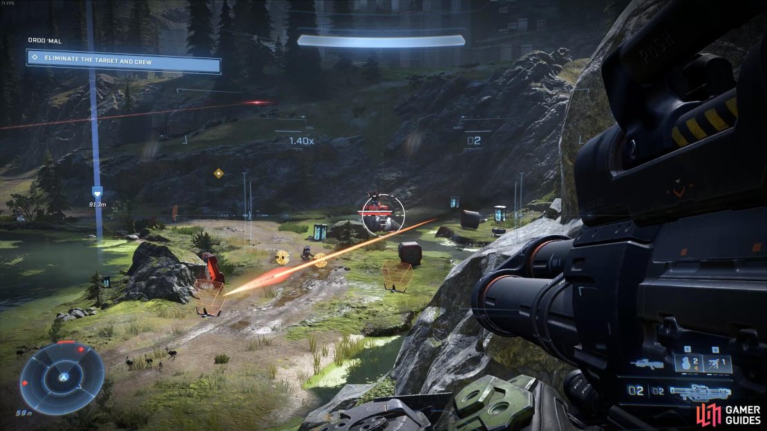 You&rsquo;ll find a few rocket launchers placed on the hills surrounding the area.