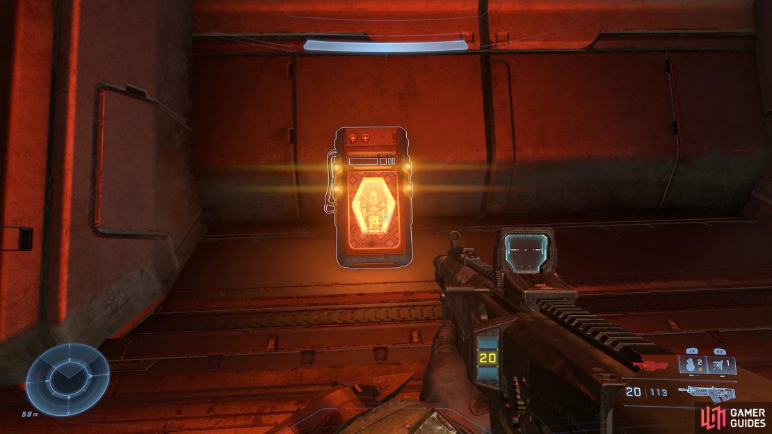 The First Banished Audio Log can be found to the left of the entrance of the building.