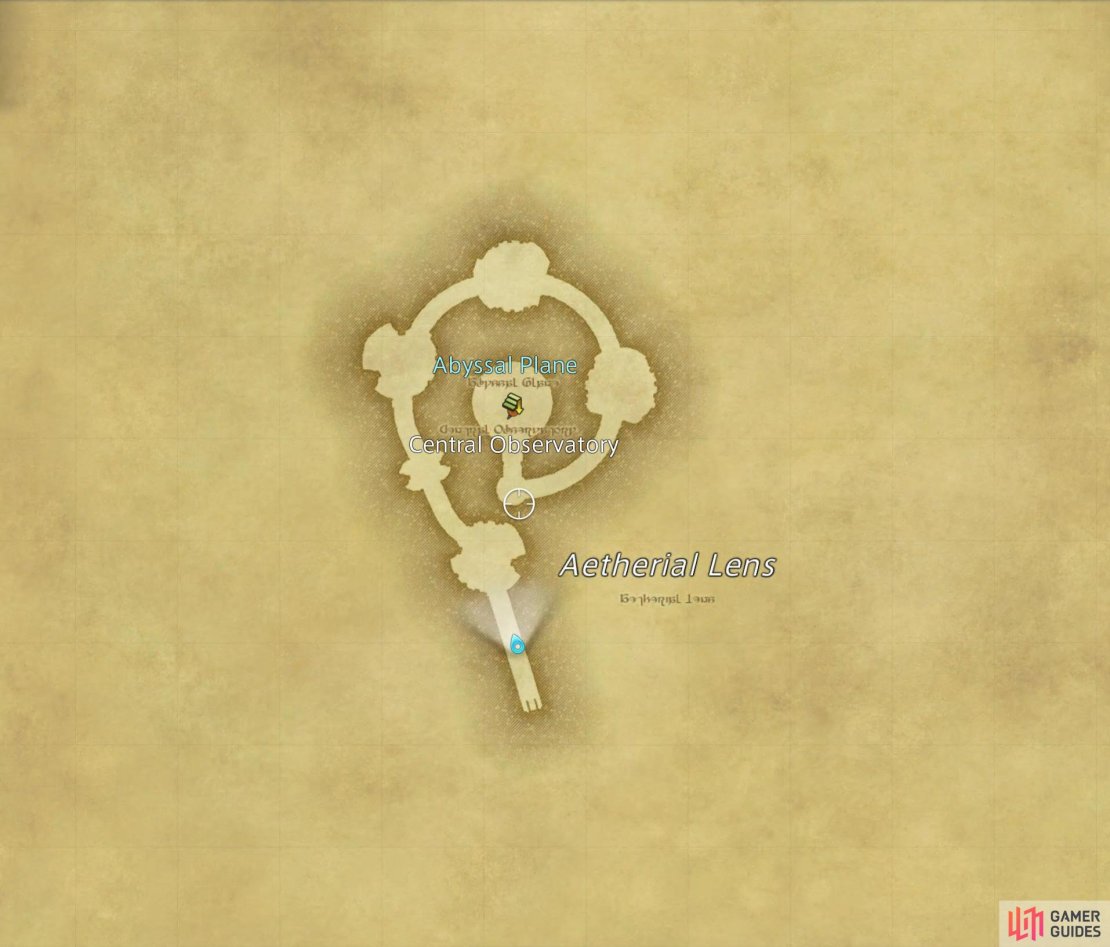 Map 1/3 for the Aitiascope
