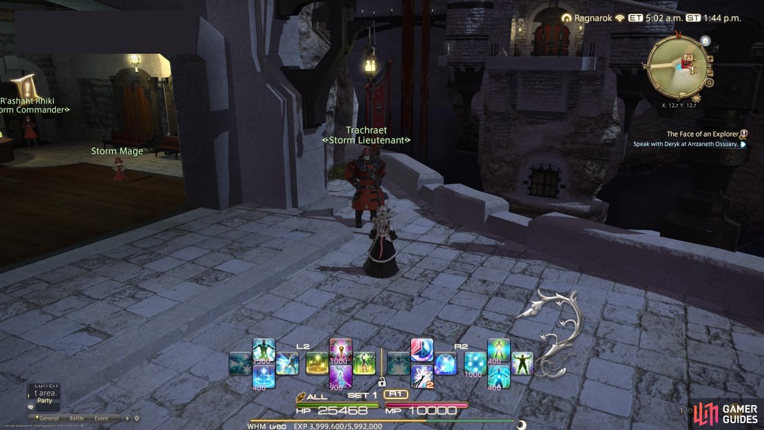 Trachraet can be found just outside the Maelstrom Command.