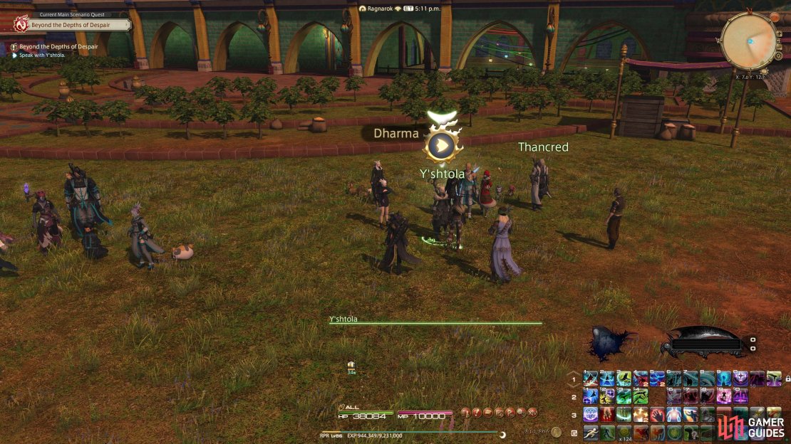 Speak with Y&rsquo;shtola.