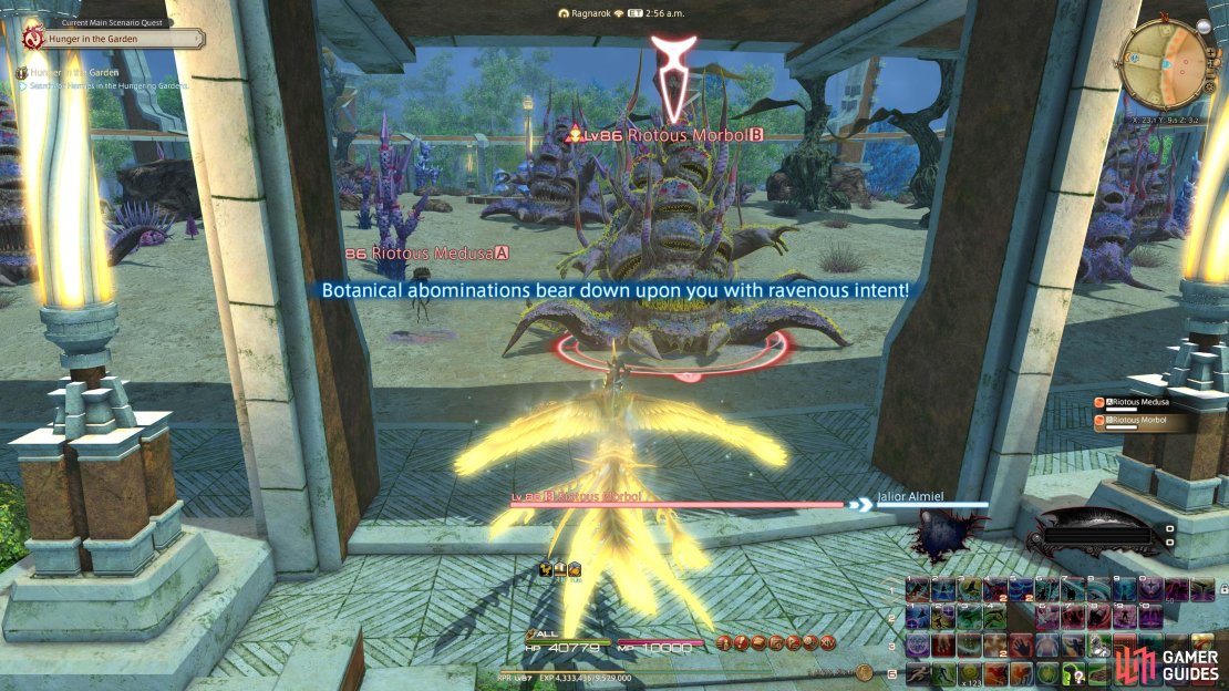 Watch out for the enemies that spawn.