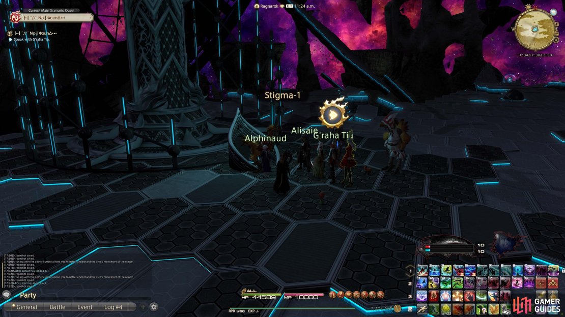 Speak with G&rsquo;raha Tia
