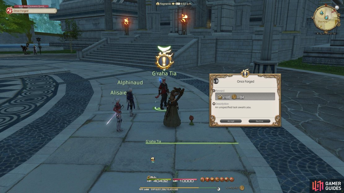 The Quest NPC is G&rsquo;raha Tia