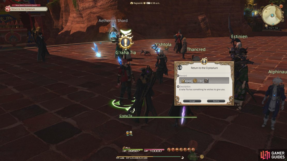 G&rsquo;raha Tia is the Starting NPC