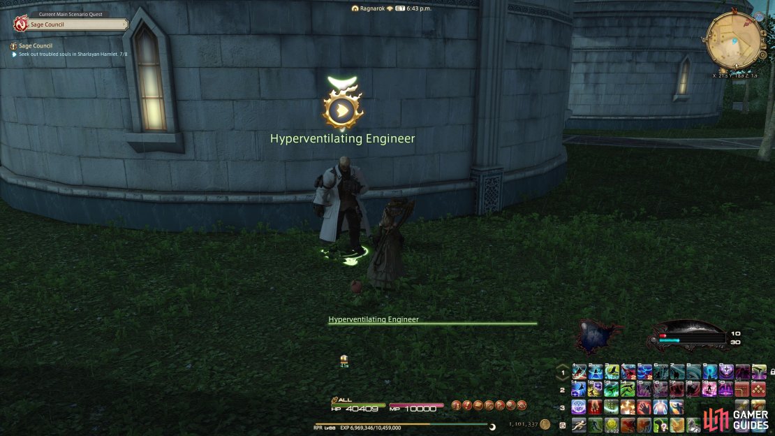Hyper ventilating engineer
