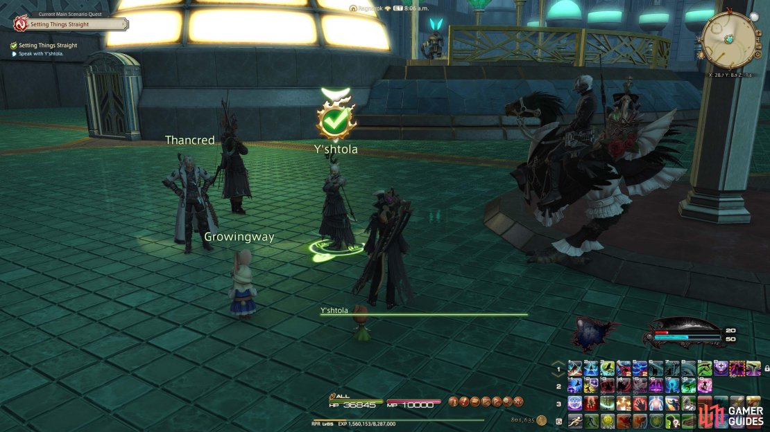 Speak with Y&rsquo;shtola to complete the quest.