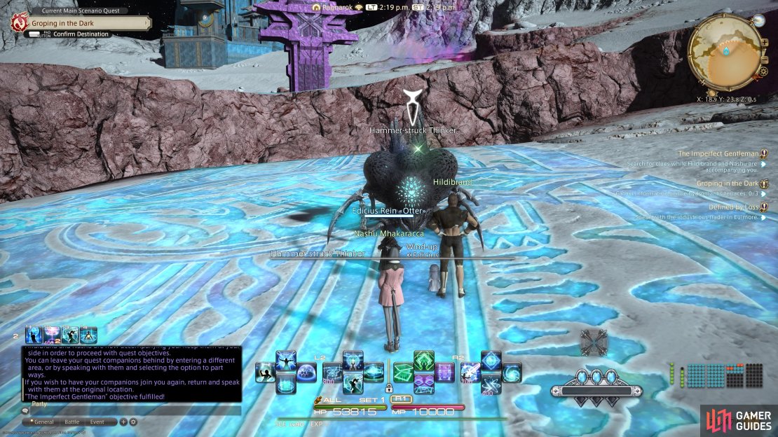 Interact with the Hammer-struck Thinker