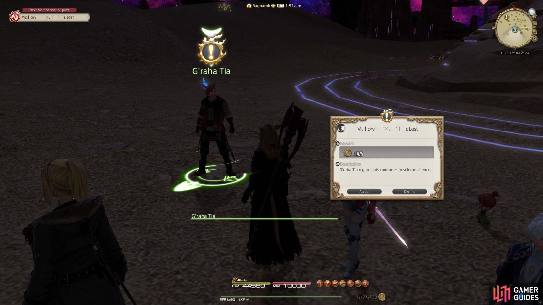 Quest NPC is G&rsquo;raha Tia