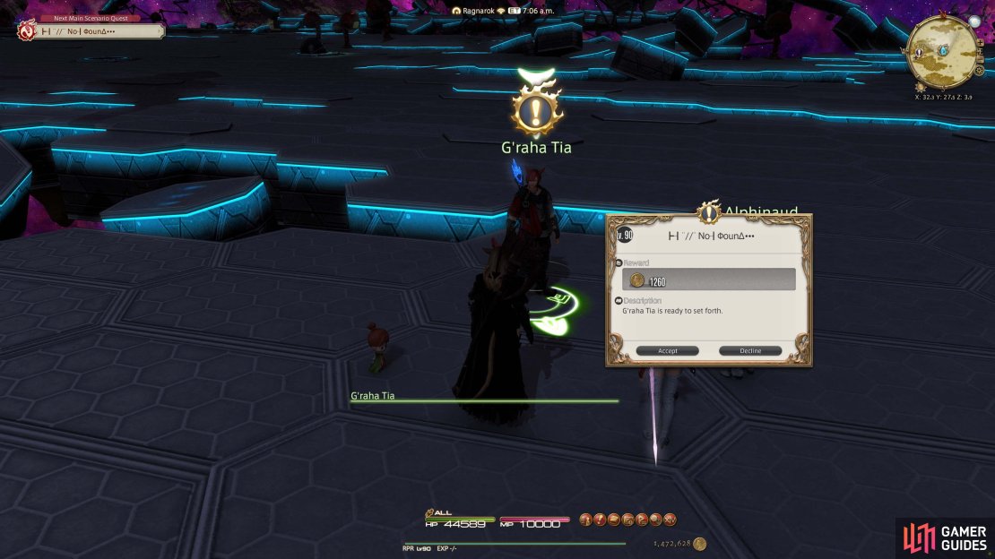 Quest NPC is G&rsquo;raha Tia