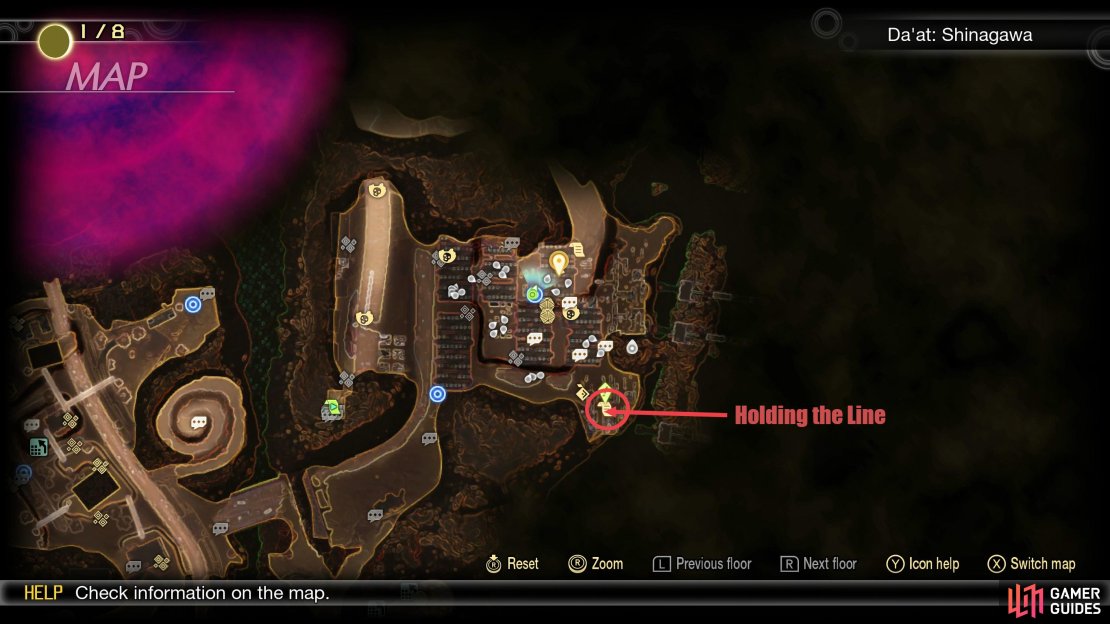 You can unlock the subquest &ldquo;Holding the Line&rdquo; from Principality, east of the Shinagawa Pier Leyline.