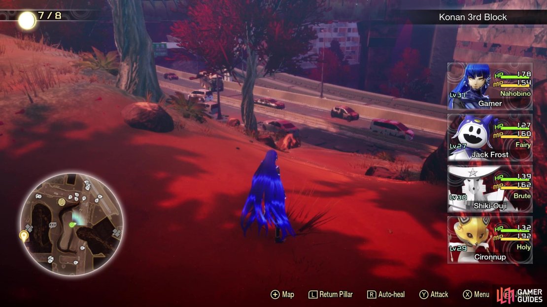 Get on this highway pictured here and go to the end for the Amalgam