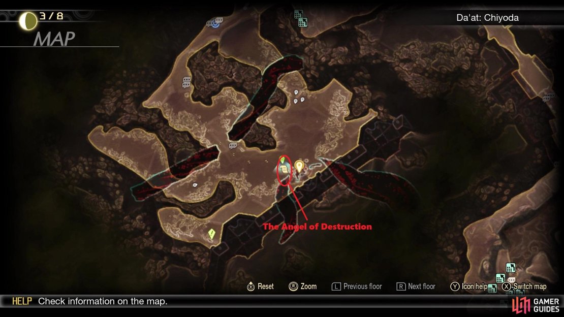 Questgiver&rsquo;s location on the map