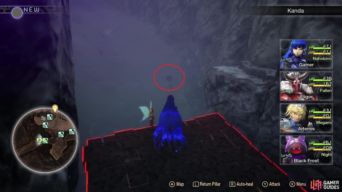 Miman #122 is on the other side of the hidden tunnel