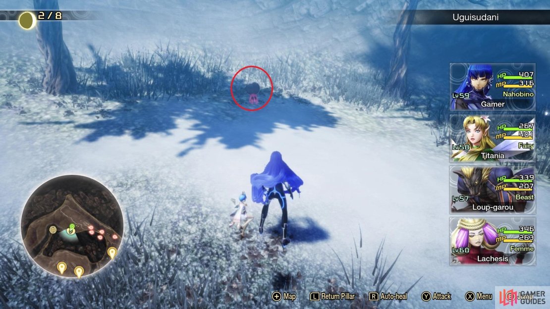 Miman #161 will be on the ground right past the Nebiros that runs away from you