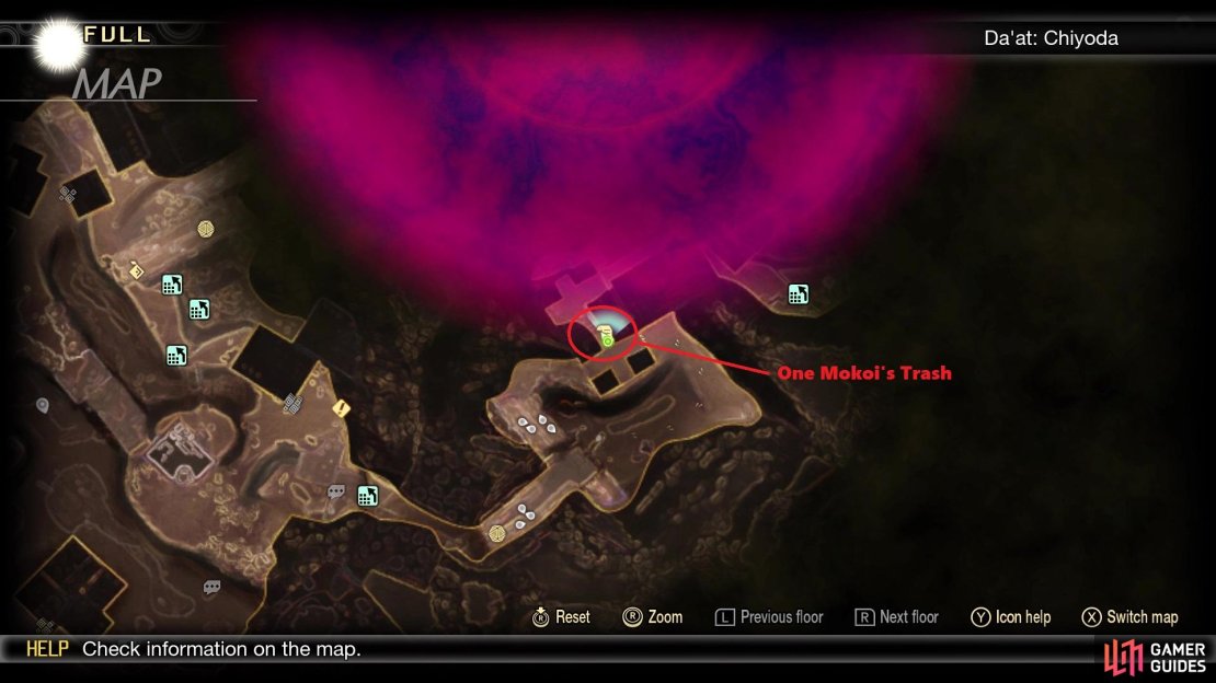 Location to start One Mokoi&rsquo;s Trash