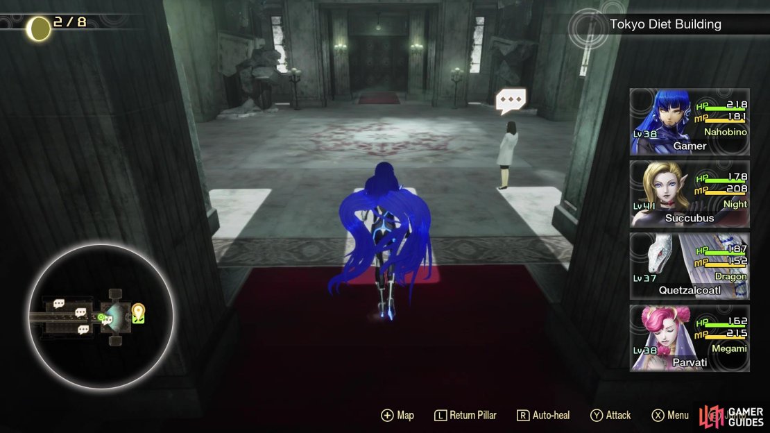 Speak to this NPC and agree to help to unlock the DLC quests