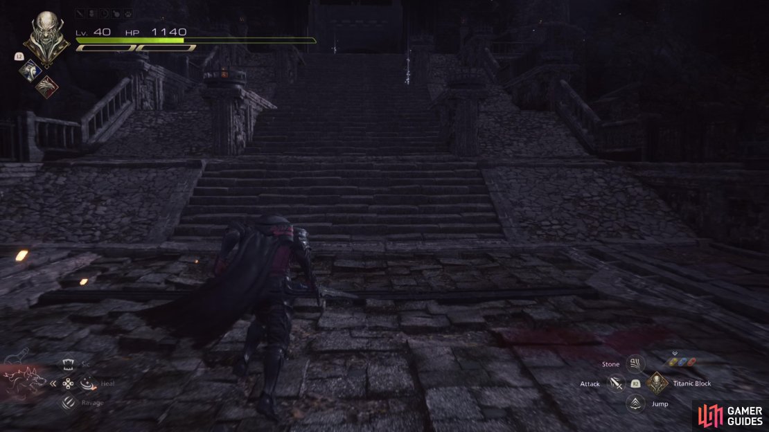 Head towards !Drake&rsquo;s Spine.