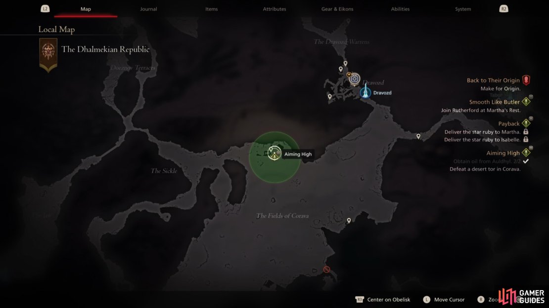 Head to this location on the map to find 