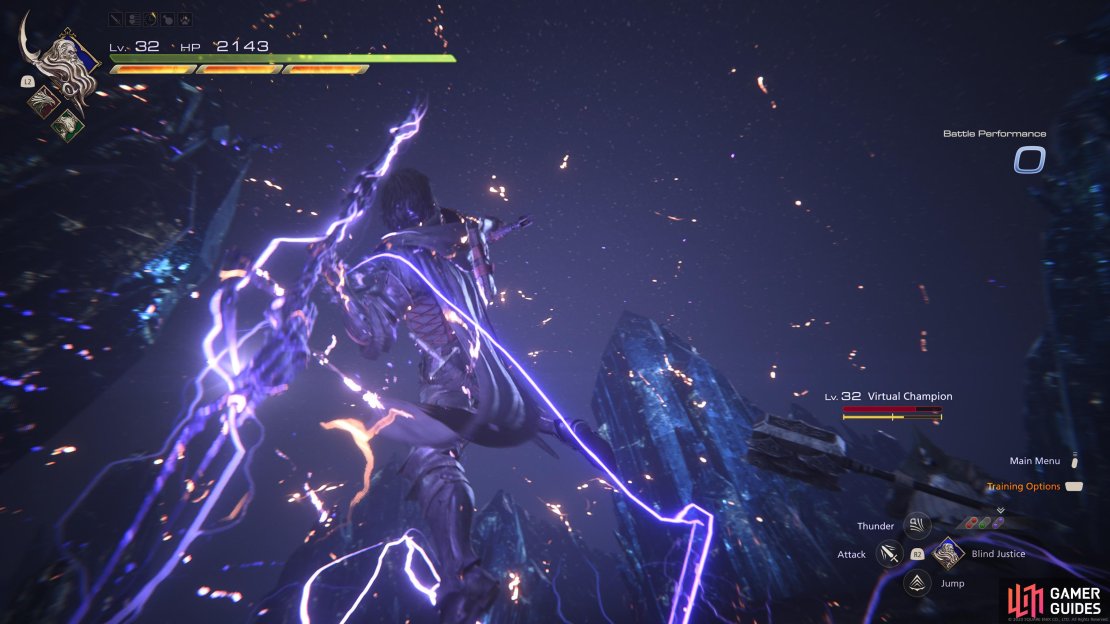 !Ramuh&rsquo;s Eikonic abilities focus on the power of lightning.