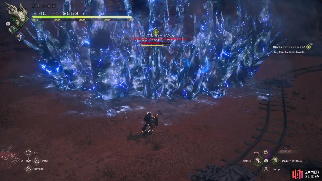 Avoid standing near the Chimera to avoid the Ram&rsquo;s Voice.