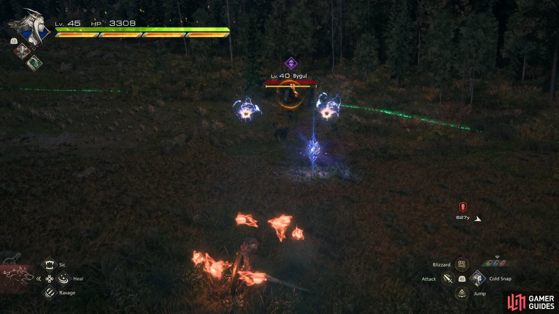 Bygul will unleash one Electric Orb followed immediately by another two Electric Orbs.