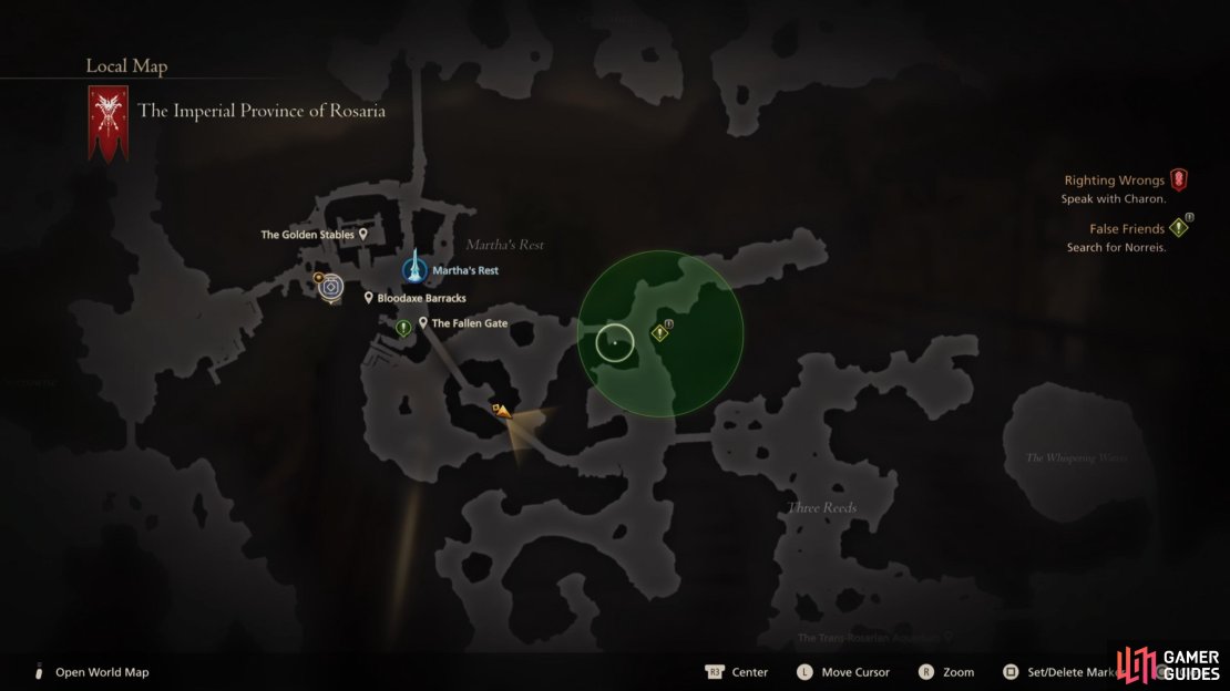 Head to this location on the map