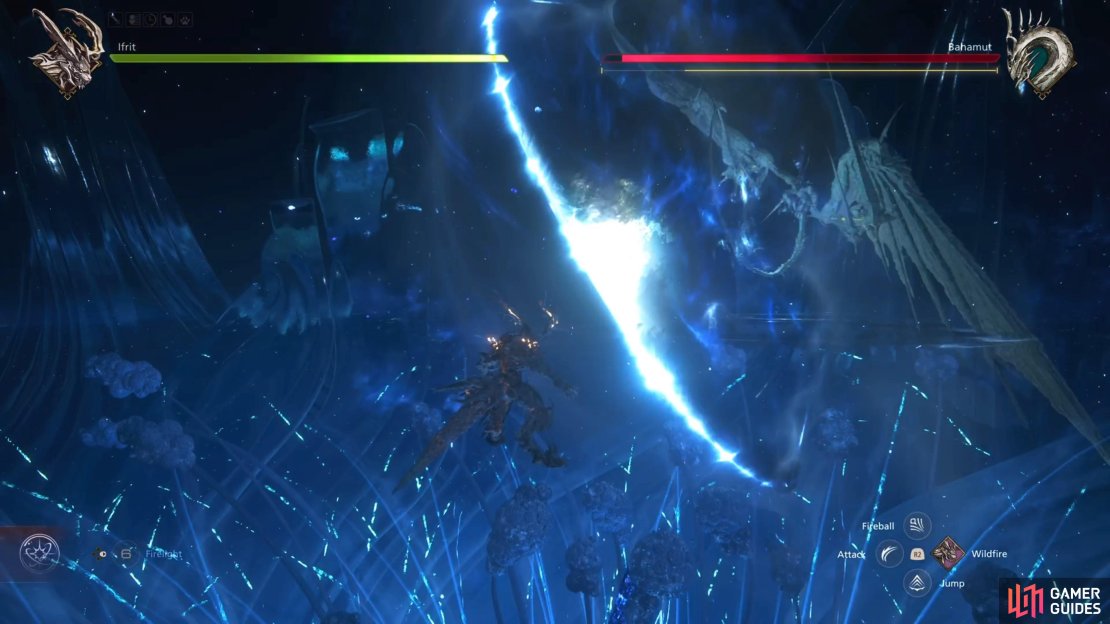 Bahamut will fire multiple Wing Shockwaves in a row.