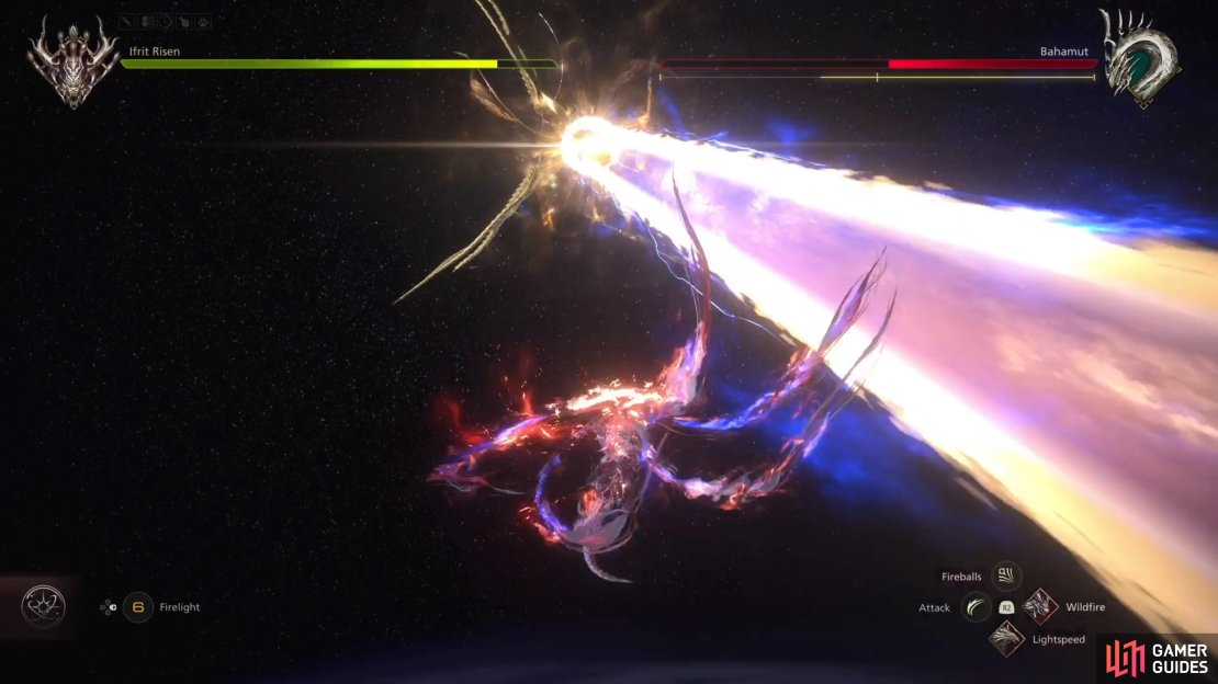 Some moves will have variations later on in the battle.