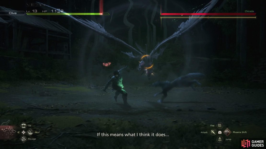Chirada can quickly dash in and try to ram into you.
