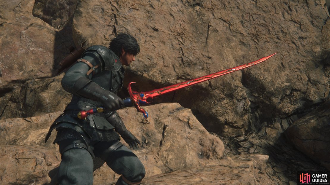 The !Blood Sword may not be stronger than the Braveheart and it doesn&rsquo;t have the iconic leeching ability, but it does look fancy!
