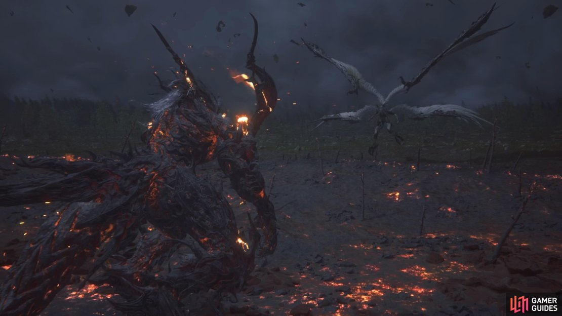The epic showdown between !Ifrit and Garuda.